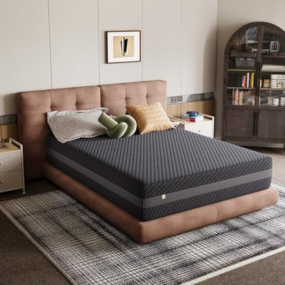 12 Inch King Size Gel Memory Foam Mattress for Ergonomic Comfort, view 3