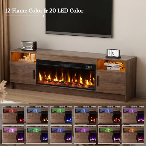 Fireplace TV Stand for 65-80 inch TV, view 6