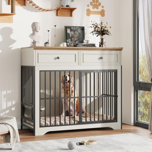 42" Modern Dog Crate Furniture, view 3