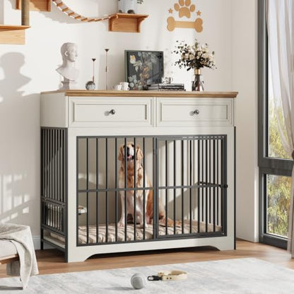 42" Modern Dog Crate Furniture, view 3