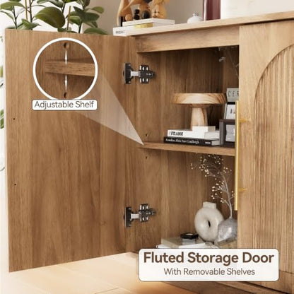 Modern Buffet Cabinet with Storage, view 5