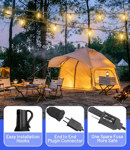 200FT Outdoor String Lights, view 6