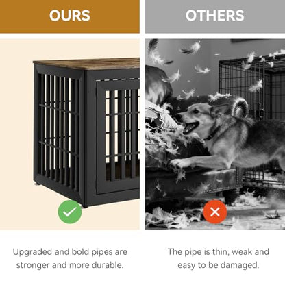 48 Inch Heavy-Duty Dog Crate Furniture, view 5