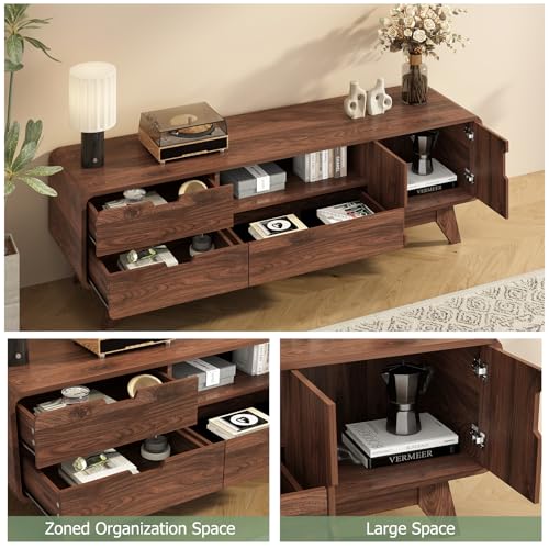 Mid Century Modern TV Stand for 65 Inch TV, view 4