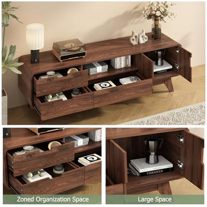 Mid Century Modern TV Stand for 65 Inch TV, view 4