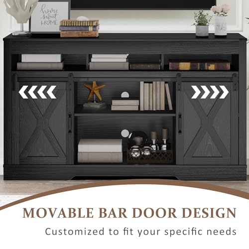 Farmhouse TV Stand for 65+ Inch TV, view 6