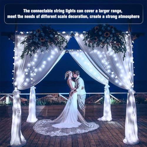 100ft Globe String Lights Indoor Outdoor Waterproof, view 7