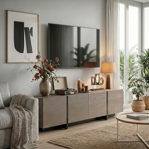 67 Inch TV Stand for TVs up to 70 Inch, view 4