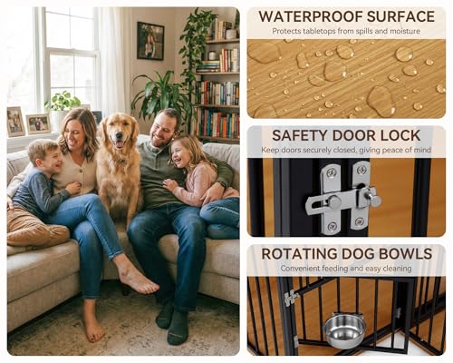 80.7" Double Dog Crate Furniture, view 4