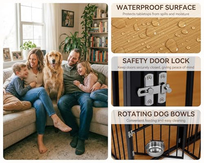 80.7" Double Dog Crate Furniture, view 4