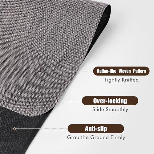 Office Chair Mat for Hardwood Floors, Anti-Slip PVC, 36 x 48 Inch, view 4