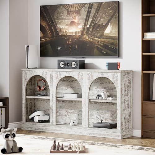 63-Inch Arched Tall TV Stand for 55/60/65 Inch TVs, view 5