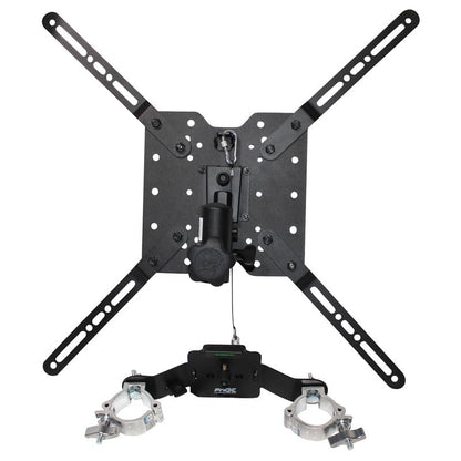 Prox XT-MEDIAMOUNT Universal 32" to 80" TV Bracket Clamp with Vesa Mounting Bracket for F34 F32 12" Bolt Truss or Speaker Stands