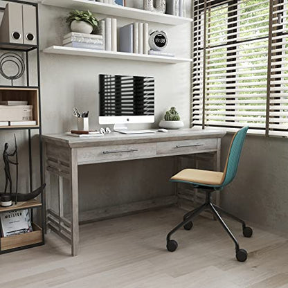 Modern Simple Home Office Computer Laptop Writing Desk Wood Study Table, view 5