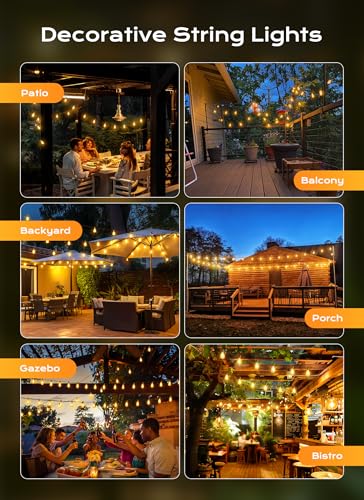 Outdoor String Lights Patio Lights, view 6
