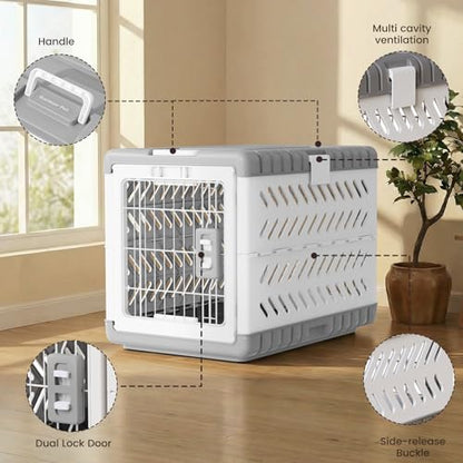 Collapsible Dog Crate for Medium/Small Dogs, view 3