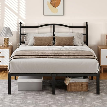 Snaye 14 Inch Full Size Bed Frame with Headboard, view 2