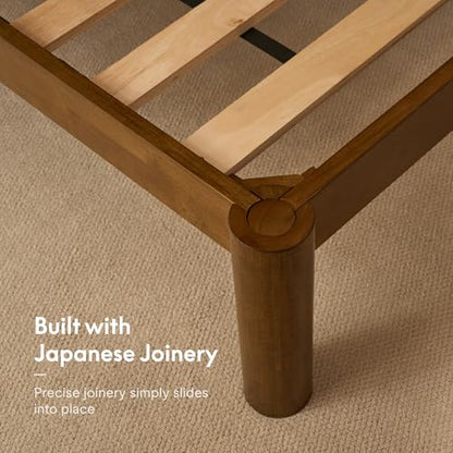 FLEXISPOT Hako G2 Japanese Joinery Bed Frame King, No-Tool Assembly, view 4