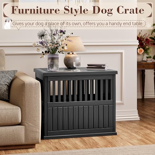 Dog Crate Furniture,Dog Kennel Indoor for Small Dogs,30"x21"x 25", view 4