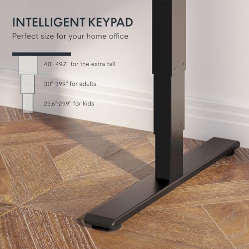 FlexiSpot E6 Bamboo 3-Stage Dual Motor Electric Standing Desk 55 x 28 Sit Stand, view 6