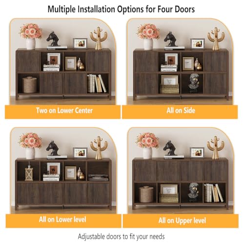 8 Cube Storage Organizer Bookshelf with Storage, view 7