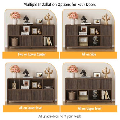 8 Cube Storage Organizer Bookshelf with Storage, view 7