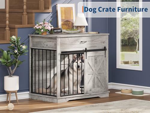37.8" W Dog Crate Furniture for Small/Medium Dogs, view 8