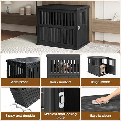 Dog House 40-Inch Dog Crate Furniture, Heavy Duty Dog Crate for Large Dog, view 4