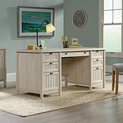 Costa Office Desk with Drawers, Executive Desk with File Drawer Storage, view 3