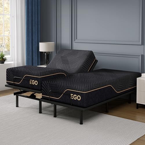 Adjustable Bed with Cooling Memory Foam Mattress, view 2