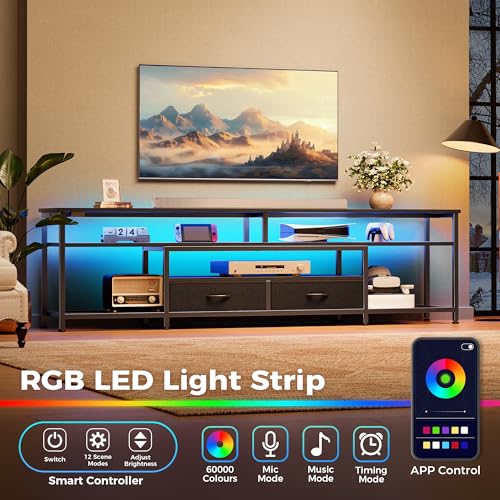 TV Stand for 75 80 Inch TV, view 4