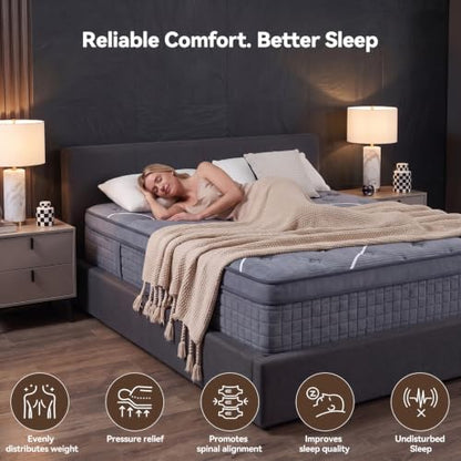 King Size Mattress, 12 Inch King Mattress in a Box, view 6