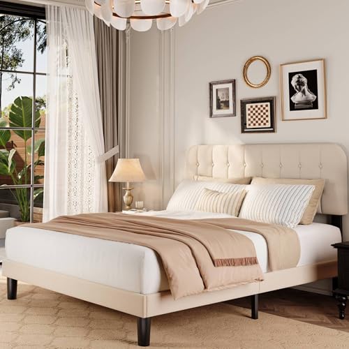 Queen Bed Frame with Headboard, view 2