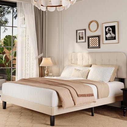 Queen Bed Frame with Headboard, view 2