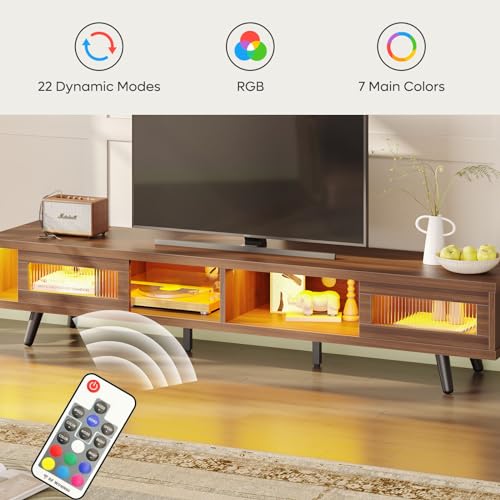 Mid Century Modern TV Stand for 75 inch TV, view 6