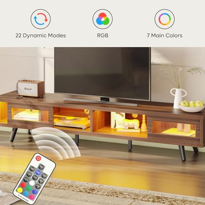 Mid Century Modern TV Stand for 75 inch TV, view 6