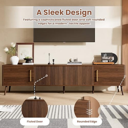 GDFStudio 78.7” TV Stand for 65–85 Inch TVs, view 7