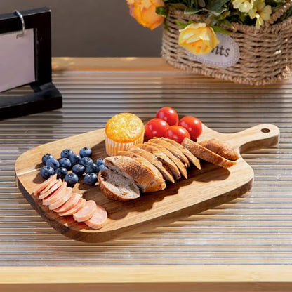 Kitchen Utensils Wooden Cutting Board and Durable Cutting Board with Handles, view 3