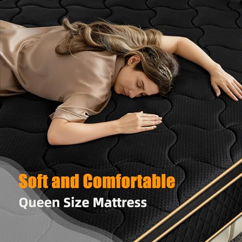 Queen Mattress 12 Inch Medium Firm Hybrid Mattress Queen Size Memory Foam, view 6