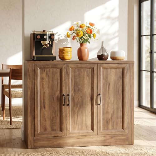 Modern TV Stand for Living Room, 78" W Buffet Cabinet with Storage, view 5