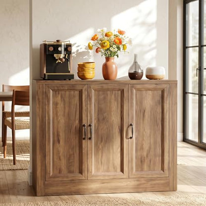 Modern TV Stand for Living Room, 78" W Buffet Cabinet with Storage, view 5