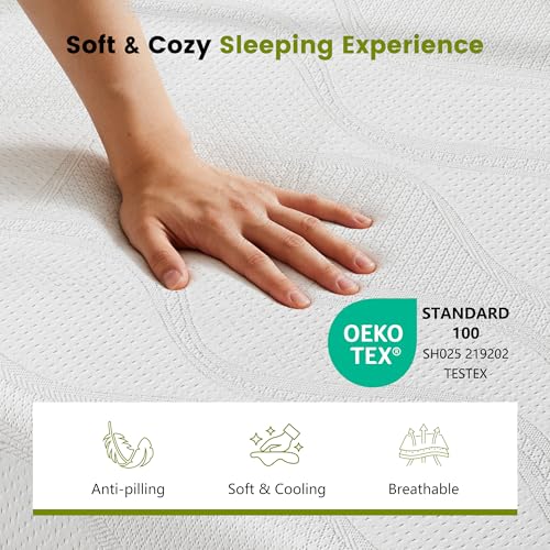 King Size 14 Inch Memory Foam Mattress with Cooling Gel, view 7
