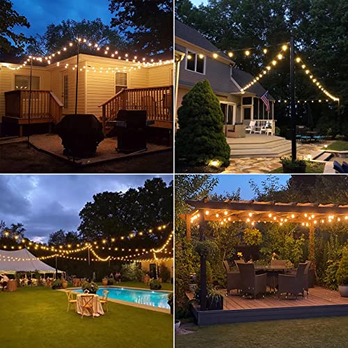 LED 30FT Outdoor String Lights with Remote Waterproof Patio Lights Dimmable 27, view 7