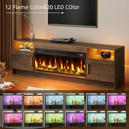 TV Stand with Fireplace, view 3