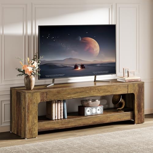Tribesigns TV Stand for Living Room for 55/60/65/75-Inch TVs, view 2