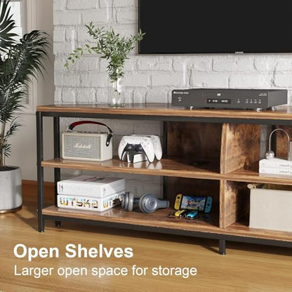 Corner TV Stand with Power Outlet, view 8