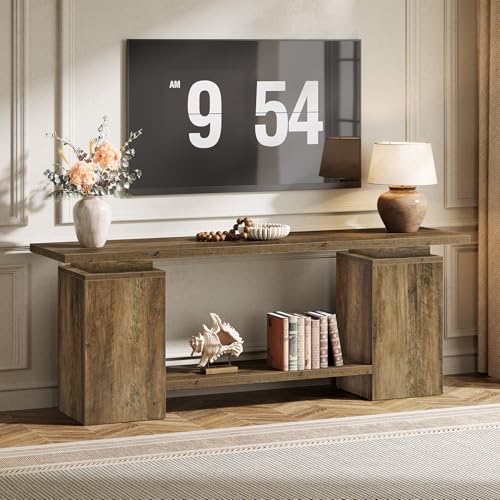 Tribesigns 63" Farmhouse TV Stand for TVs up to 65", view 2