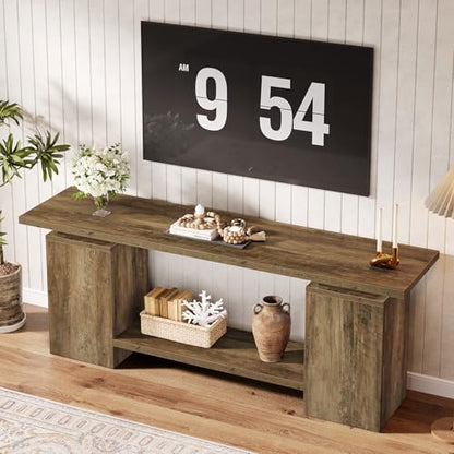 Tribesigns 63" Farmhouse TV Stand for TVs up to 65", view 6