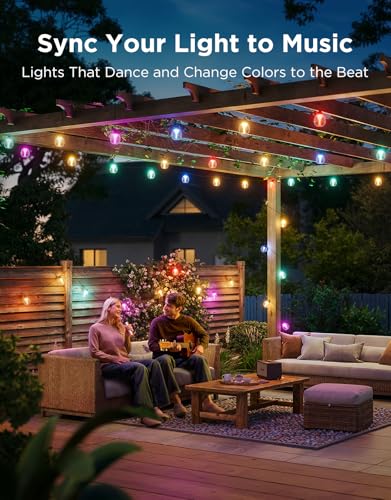 Govee Clear Bulb Outdoor String Lights 144ft, view 7