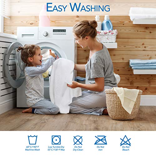 Bamboo Waterproof Mattress Protector, King Size, Ultra Soft, view 6